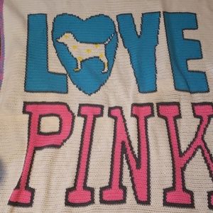 PINK Victoria's Secret Other - Hand made crochet blanket PINK Victoria's Secret Other - Hand made crochet blanket